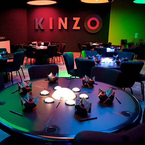 Restaurant Design - Custom Restaurant Furniture - Kinzo Gaming Hall - Custom Fixtures - Custom Furniture