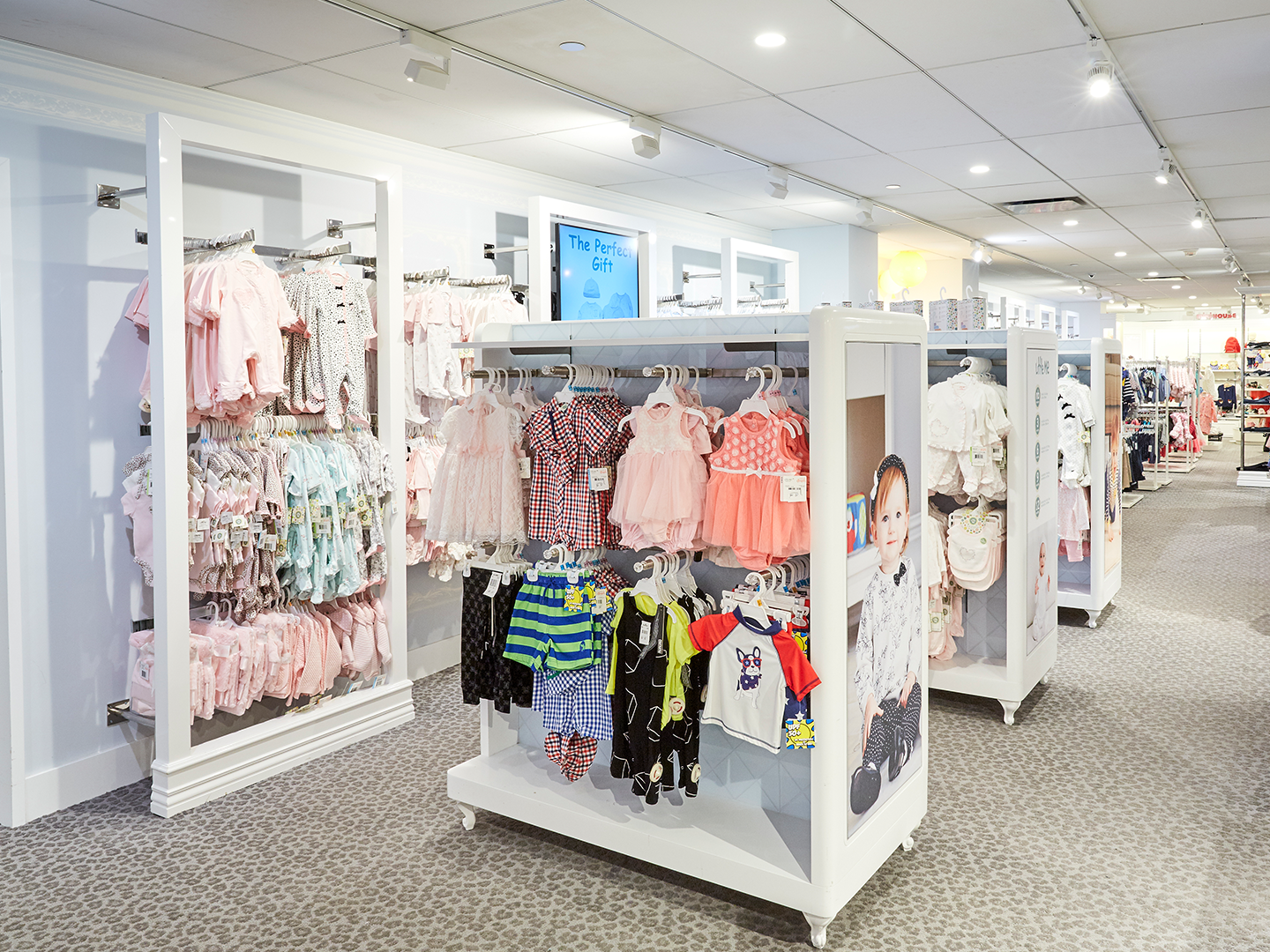 Little Me Store Design - Custom Retail Furniture - Kids Fashion Display - Custom Retail Fixtures - Retail Display