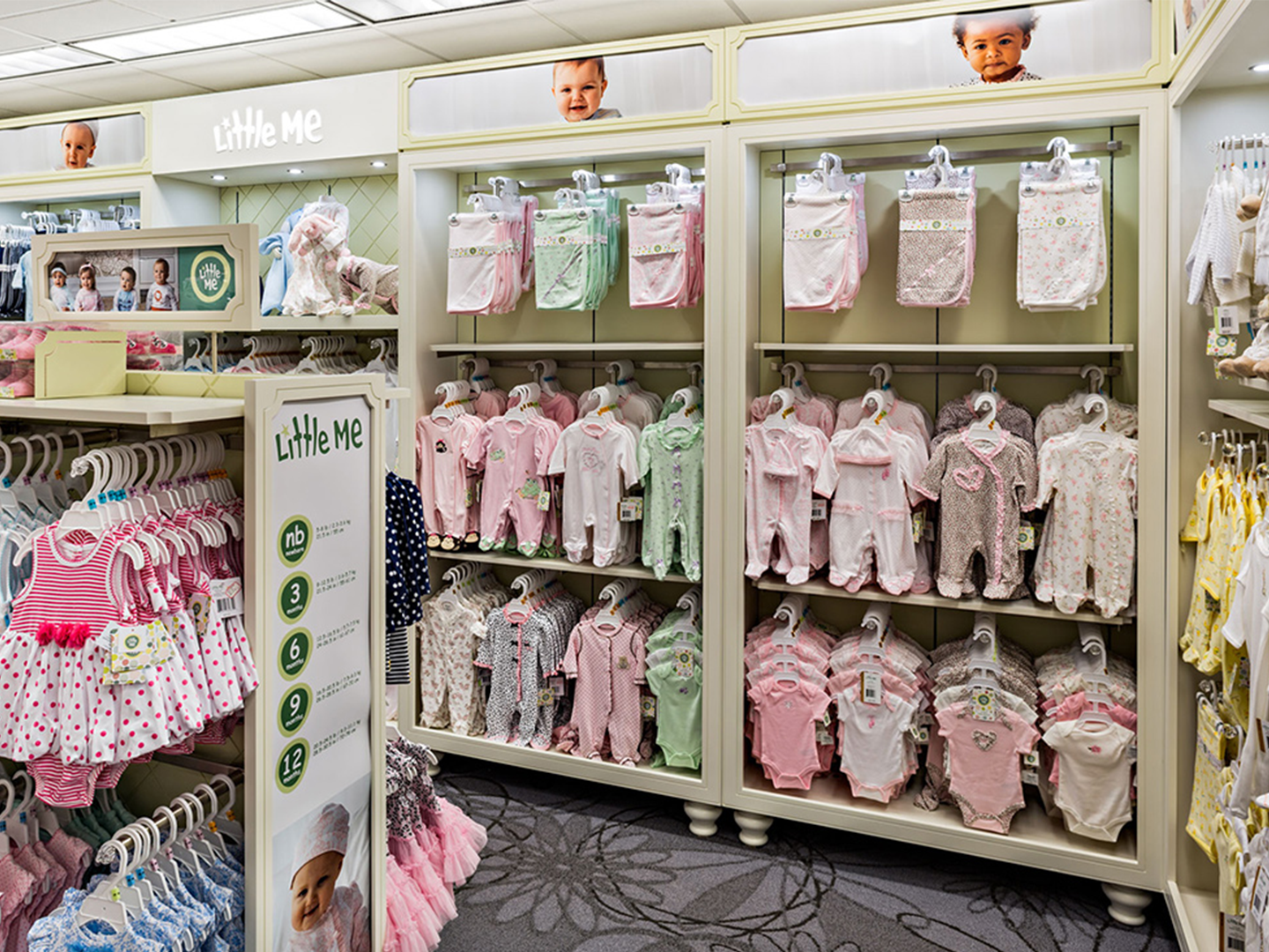 Little Me Store Design - Custom Retail Furniture - Kids Fashion Display - Custom Retail Fixtures - Retail Display