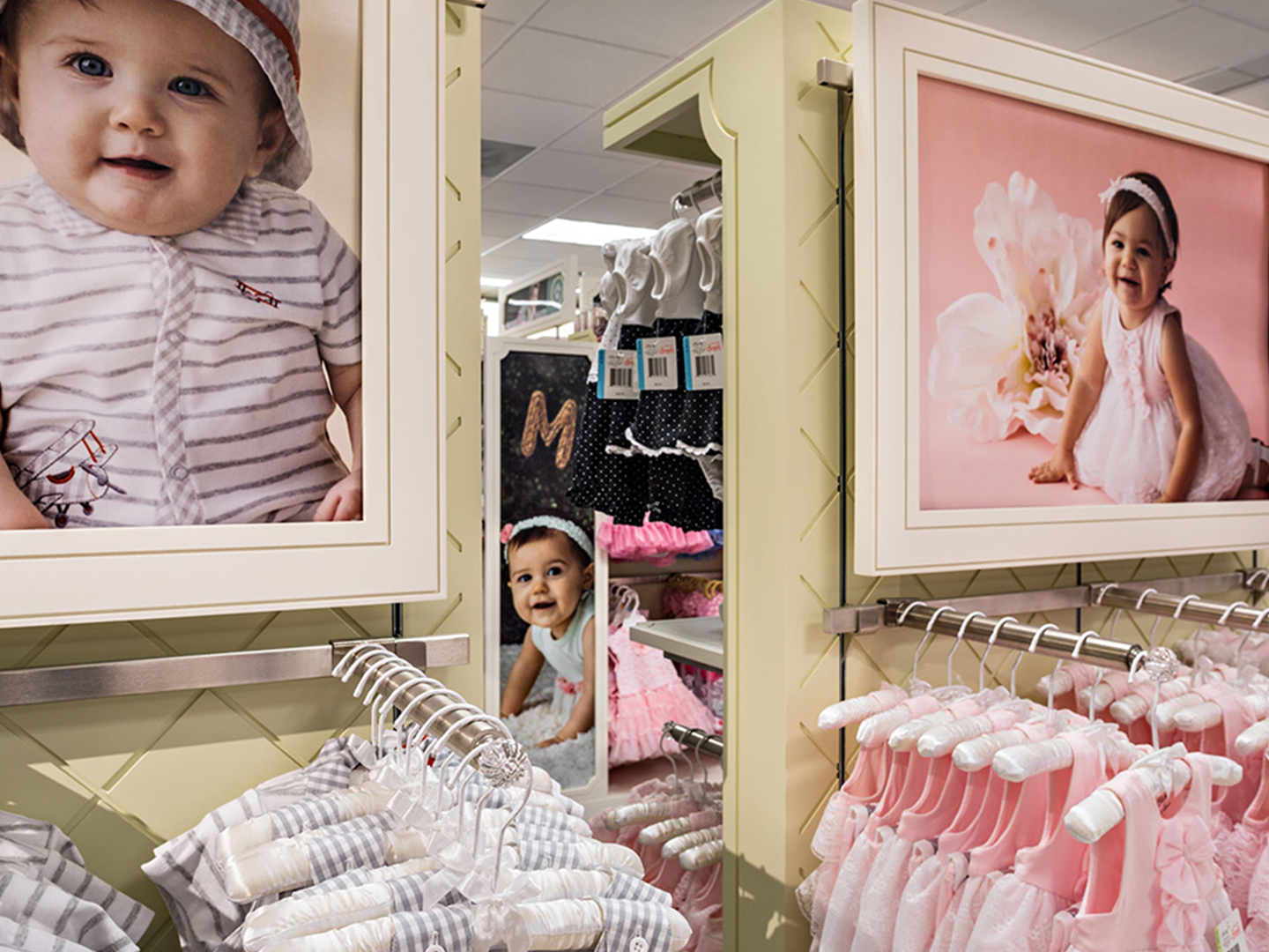 Little Me Store Design - Custom Retail Furniture - Kids Fashion Display - Custom Retail Fixtures - Retail Display