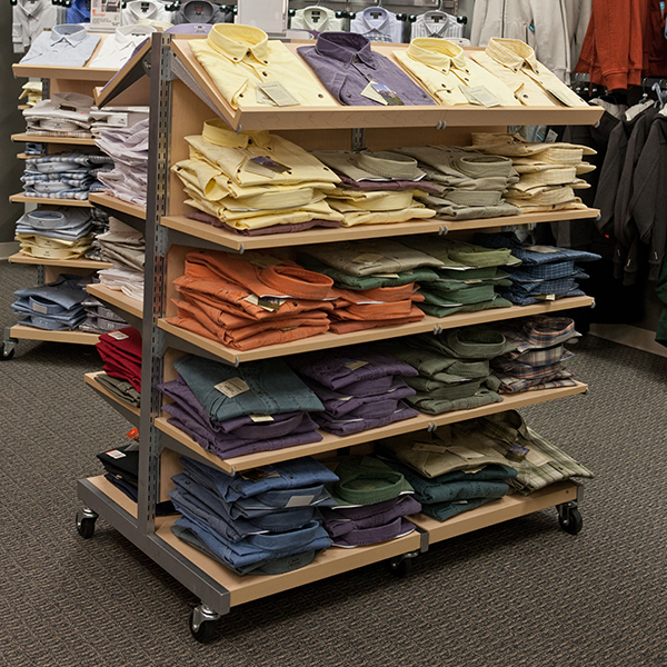 Custom Retail Furniture Mark's Store Design - Custom Retail Furniture - Fashion Display Shelving