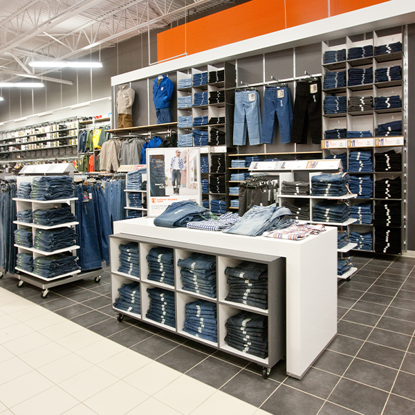 Custom Retail Furniture Mark's Store Design - Custom Retail Furniture - Fashion Display
