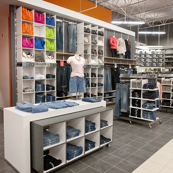 Custom Retail Furniture Mark's Store Design - Custom Retail Furniture - Fashion Display