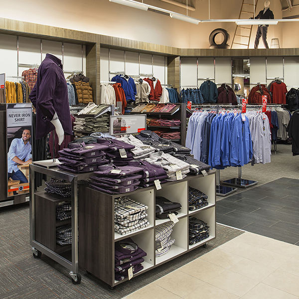Custom Retail Furniture Mark's Store Design - Custom Retail Furniture - Fashion Display
