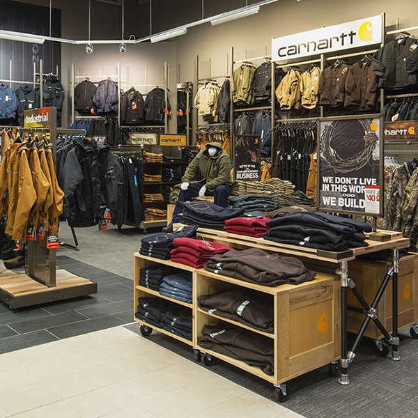 Custom Retail Furniture Mark's Store Design - Custom Retail Furniture - Fashion display console