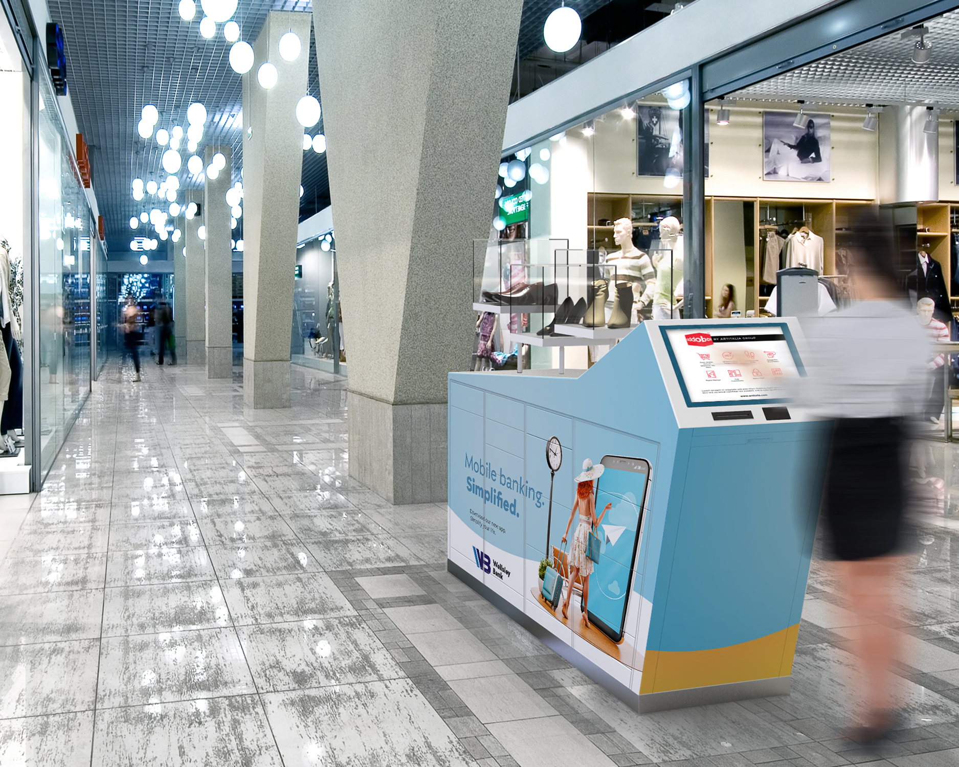 Addobox Smart Locker - smart solution for retail spaces
