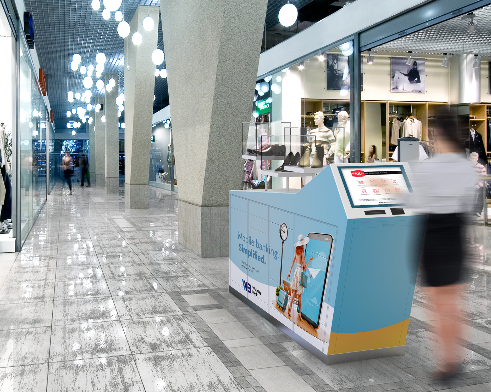 Addobox Smart Locker - Smart Solution for Retail Spaces - Malls - Shopping Centers - Smart Lockers