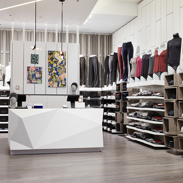 Custom Retail Fixtures Kit & Ace Store Design - Custom Retail Furniture - Wall Shelving