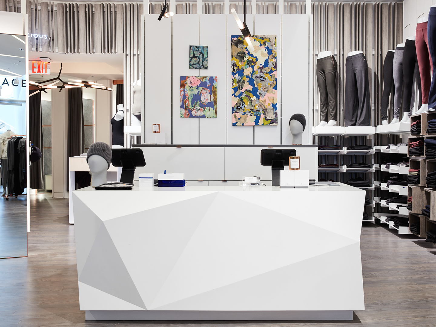 Kit & Ace Store Design - Custom Retail Fixtures - Custom Checkout Counter