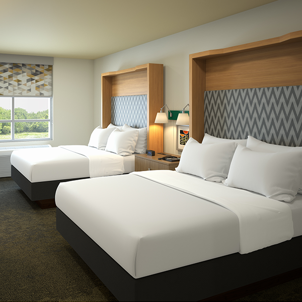 Hotel Installation - Custom Hospitality Furniture Holiday Inn Hotel Installation - Custom Hospitality Furniture
