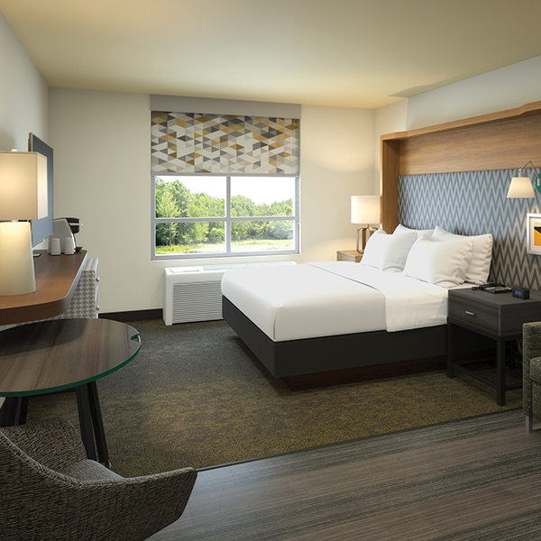 Hotel Installation - Custom Hospitality Furniture Holiday Inn Hotel Installation - Custom Hospitality Furniture