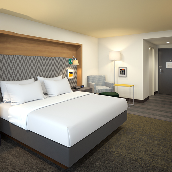 Holiday Inn Hotel Installation - Custom Hospitality Furniture