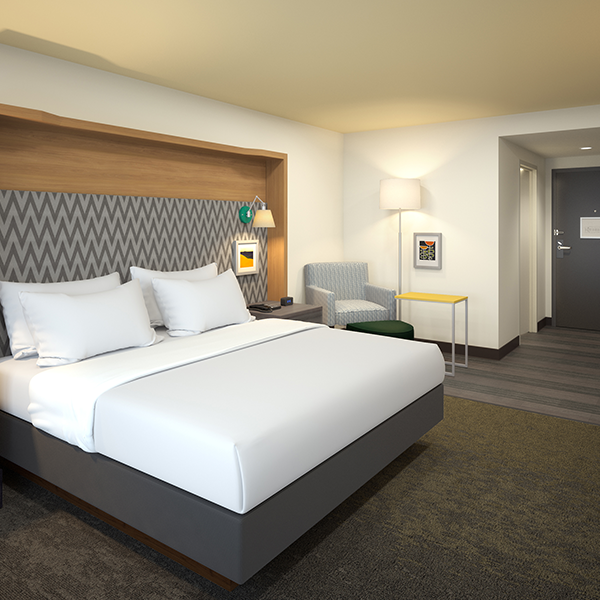 Hotel Installation - Custom Hospitality Furniture Holiday Inn Hotel Installation - Custom Hospitality Furniture