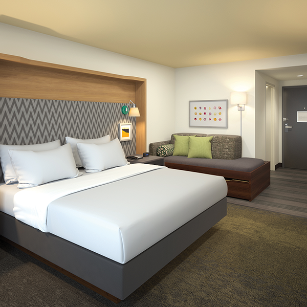 Hotel Installation - Custom Hospitality Furniture Holiday Inn Hotel Installation - Custom Hospitality Furniture