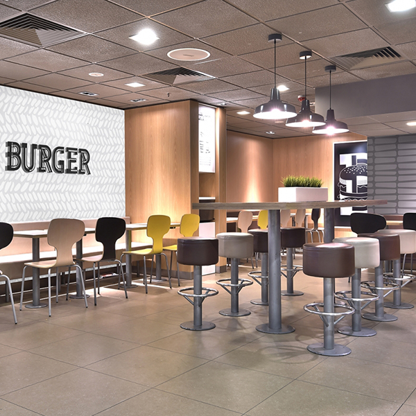 Restaurant - Custom Hospitality Furniture McDonald's Alphabet Restaurant