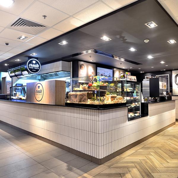 Restaurant Installation - Custom Hospitality Furniture McDonald's Alphabet Restaurant Installation - Custom Hospitality Furniture
