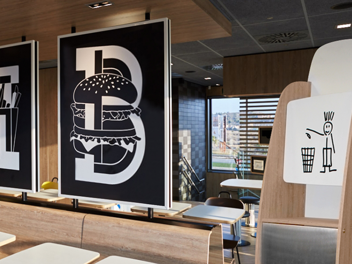 Restaurant Design - Custom Restaurant Furniture - McDonald's Alphabet - Custom Fixtures - Custom Furniture