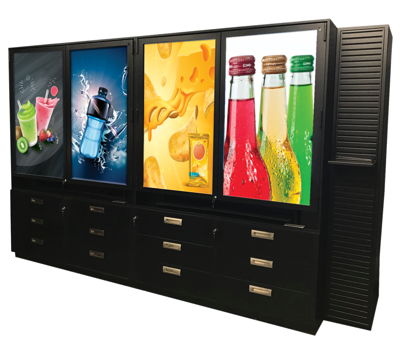 Distribution System Controlled Product Management and Distribution System for Convinience Store and Dispensaries