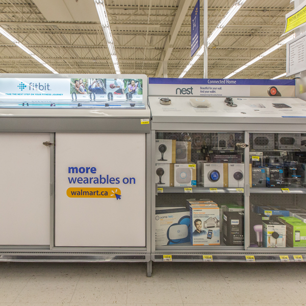 Custom Electronics Lock-up Cabinet Walmart Store Design - Custom Lock-up Cabinet Electronics Display