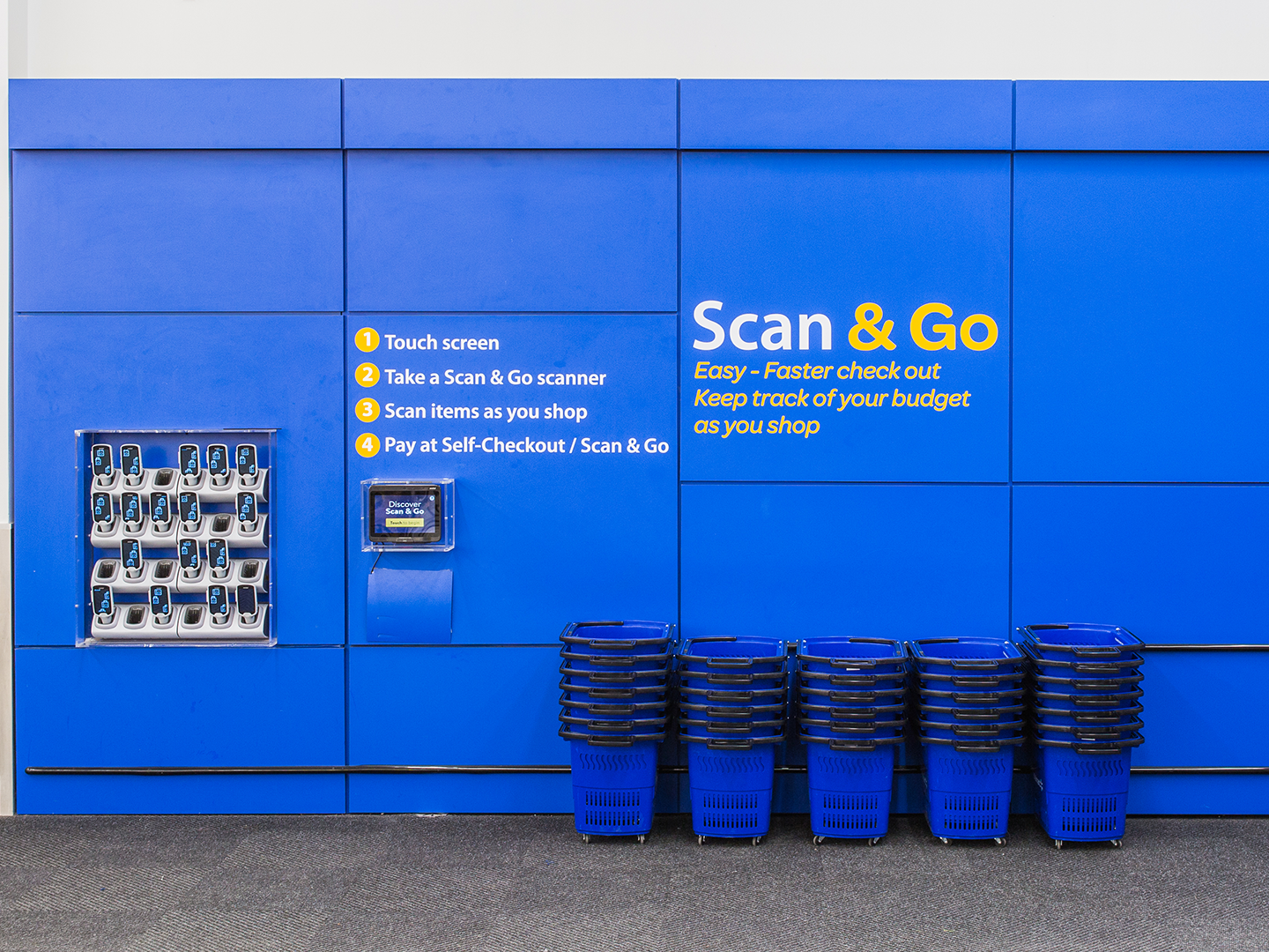 Walmart Smart Solution: Scan & Go - Smart Lockers - Smart Solutions