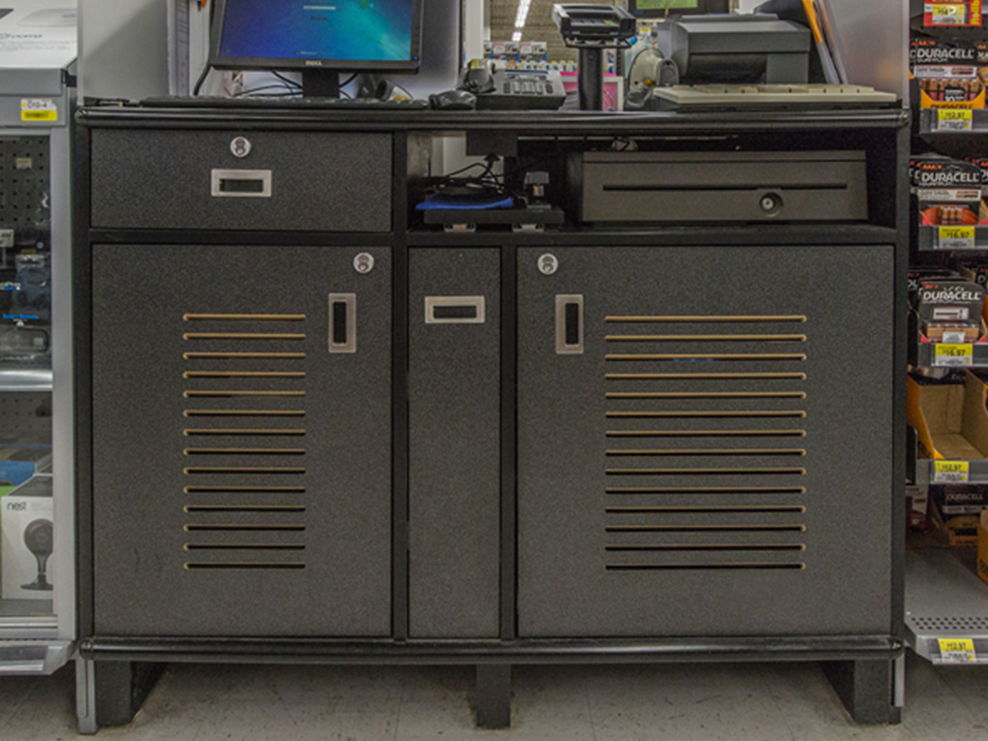 Walmart Store Design - Custom Lock-up Cash Desk - Cash Desk