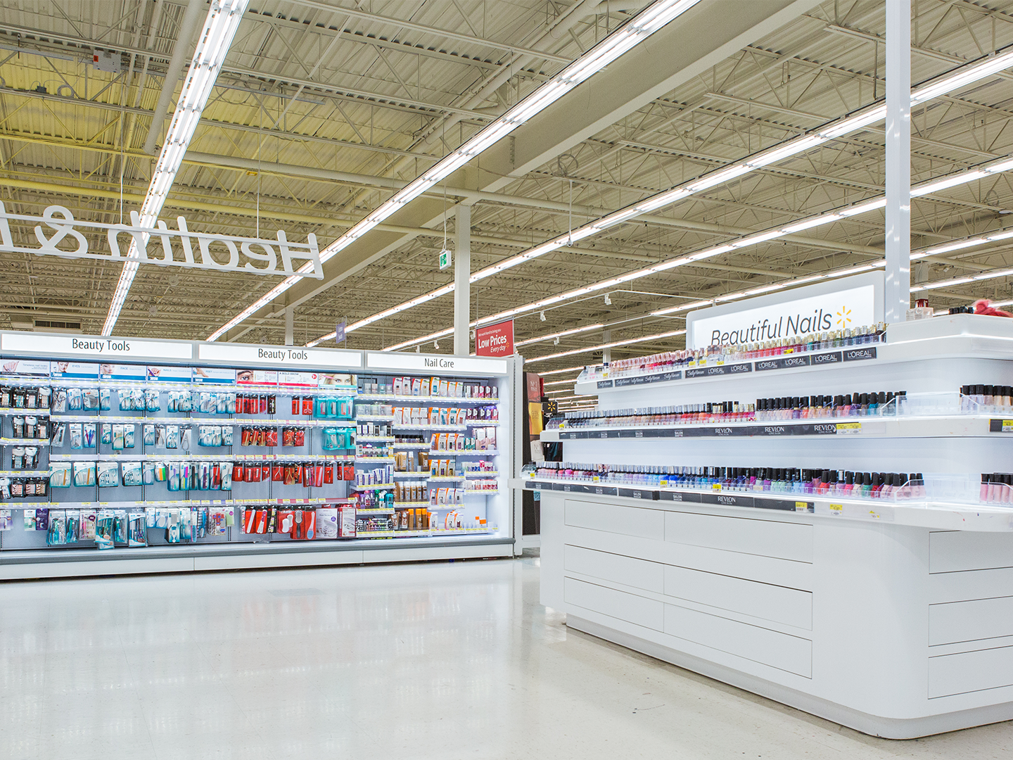 Walmart Store Design - Custom Cosmetics Display - Beauty Bar - Retail Makeup Display - Cosmetic Display
