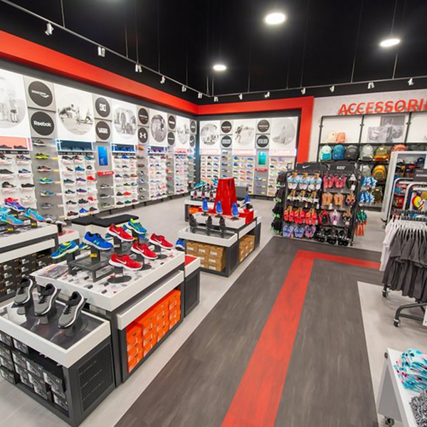 Sport Chek Kids Store Design - Custom Retail Shoe Display