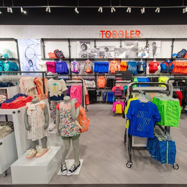 Sport Chek Kids Store Design - Custom Retail Fashion Display