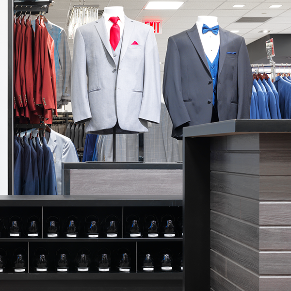 Custom Shop-in Shop Furniture (Fashion) Tuxshop Store Design - Custom Display Fixture Shop-in-Shop with Manequin Display