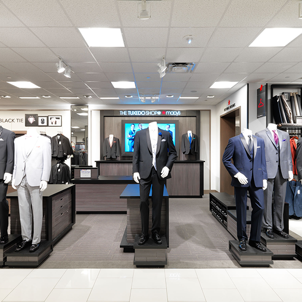 Custom Shop-in Shop Furniture (Fashion) Tuxshop Store Design - Custom Display Fixture Shop-in-Shop with Manequin Display