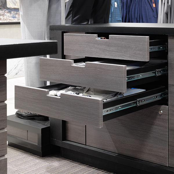 Custom Shop-in Shop Furniture (Fashion) Tuxshop Store Design - Custom Display Fixture Shop-in-Shop with Storage