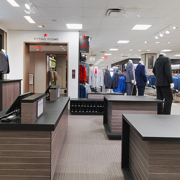 Tuxshop Store Installation - Custom Retail Furniture