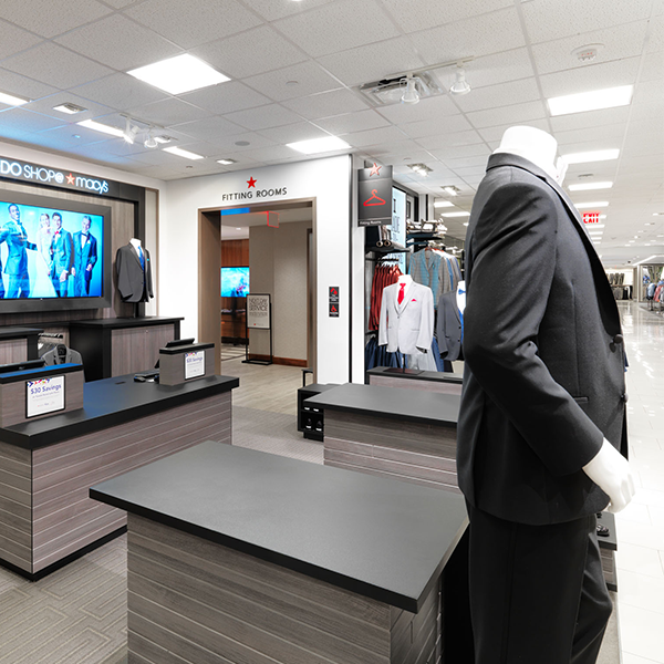 Custom Shop-in Shop Furniture (Fashion) Tuxshop Store Design - Custom Display Fixture Shop-in-Shop with Manequin Display