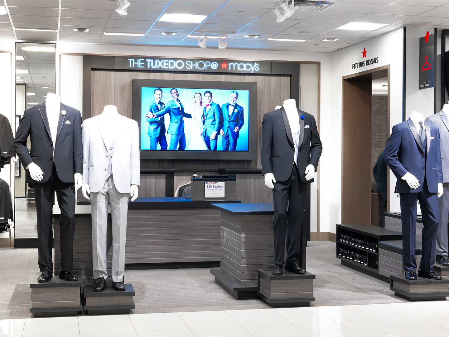 Tuxshop Store Design - Custom Display Fixture Shop-in-Shop - Mannequin Display - Shop-in Shop - Display Fixtures