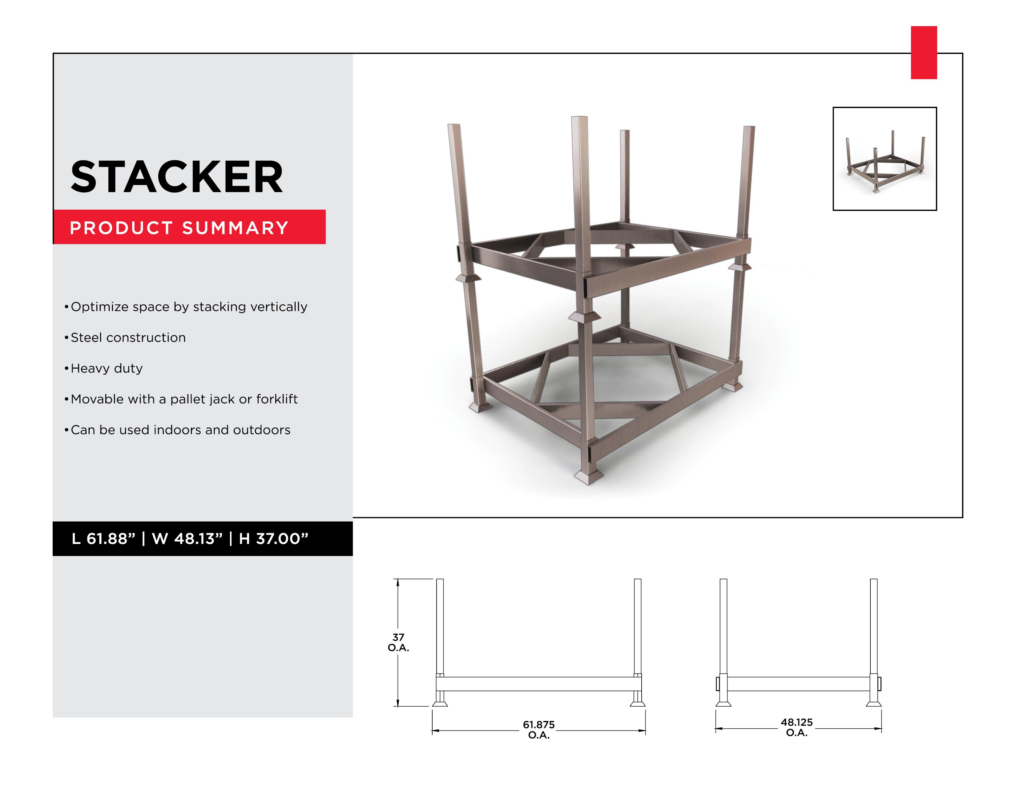 Stacker - Vertical Warehouse Storage Solution - Material Handling Solutions - Material Handling Equipment - Material Handling