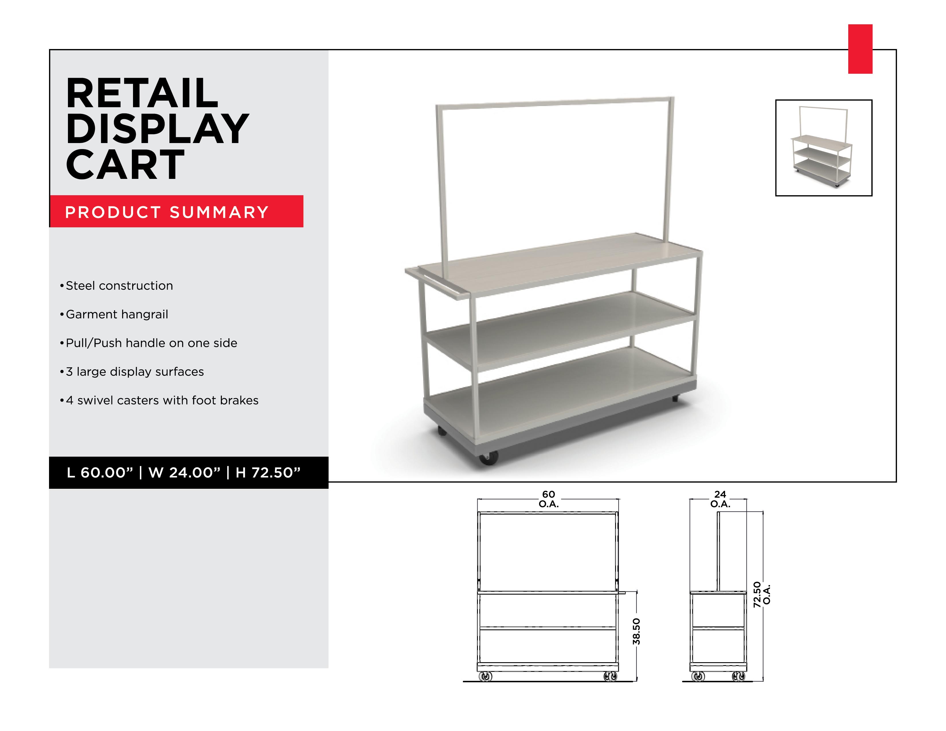 Retail Display Solutions: Retail Display Cart