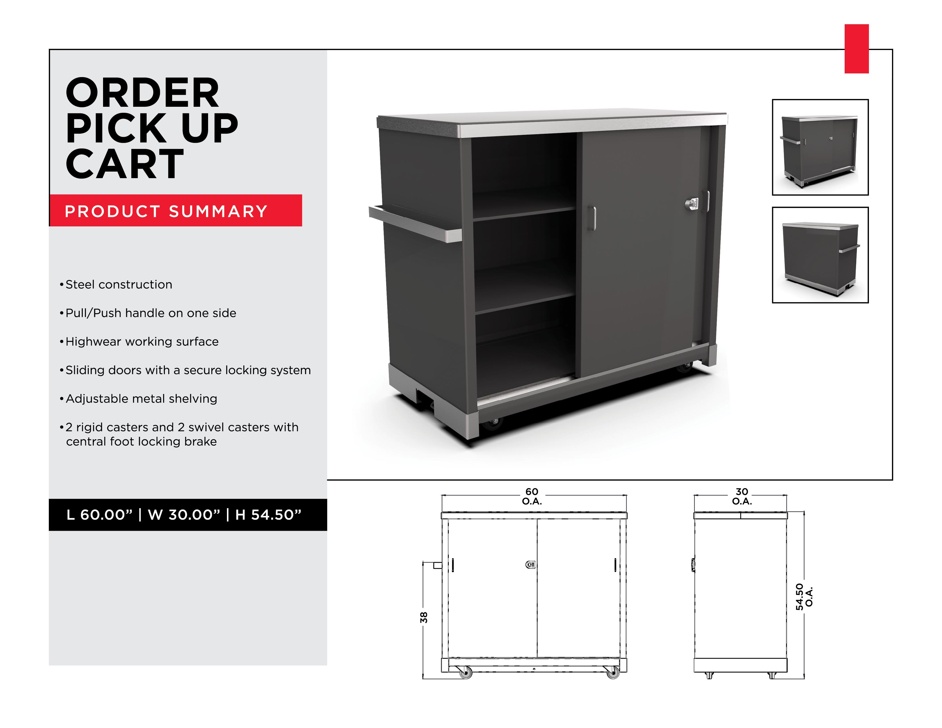 Retail Display Solutions - Order Pick Up Cart - Material Handling Solutions - Material Handling Equipment - Material Handling