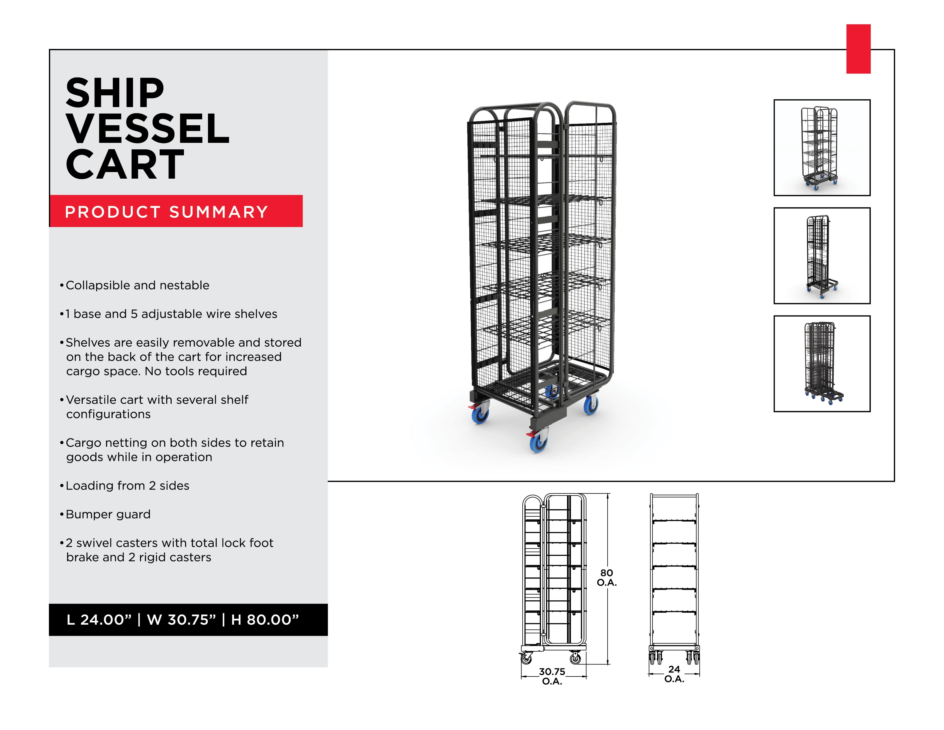 Inventory Distribution Mangement - Ship Vessel Cart - Material Handling Solutions - Material Handling Equipment - Material Handling