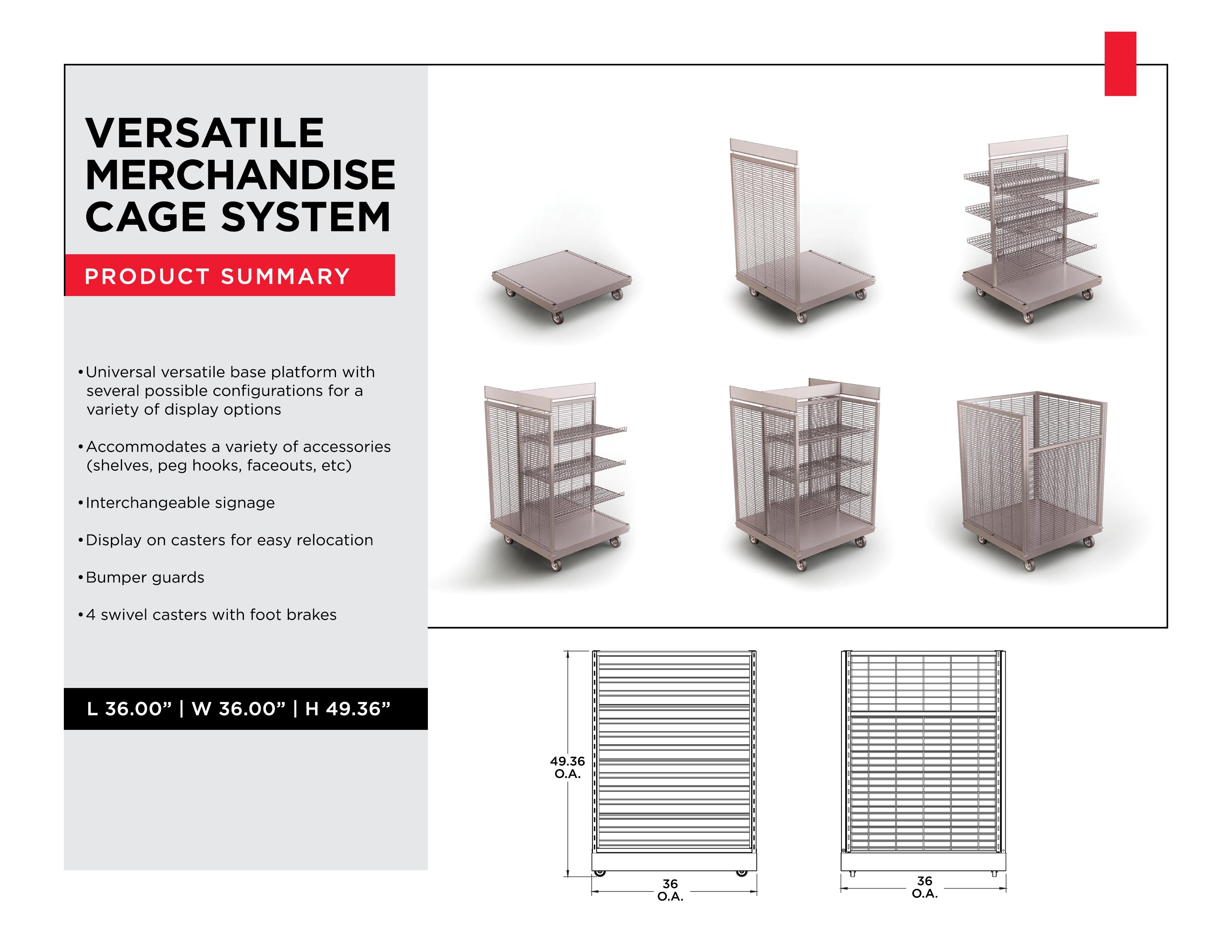 Retail Display Solutions - Versatile Merchandise Cart - Material Handling Solutions - Material Handling Equipment - Material Handling