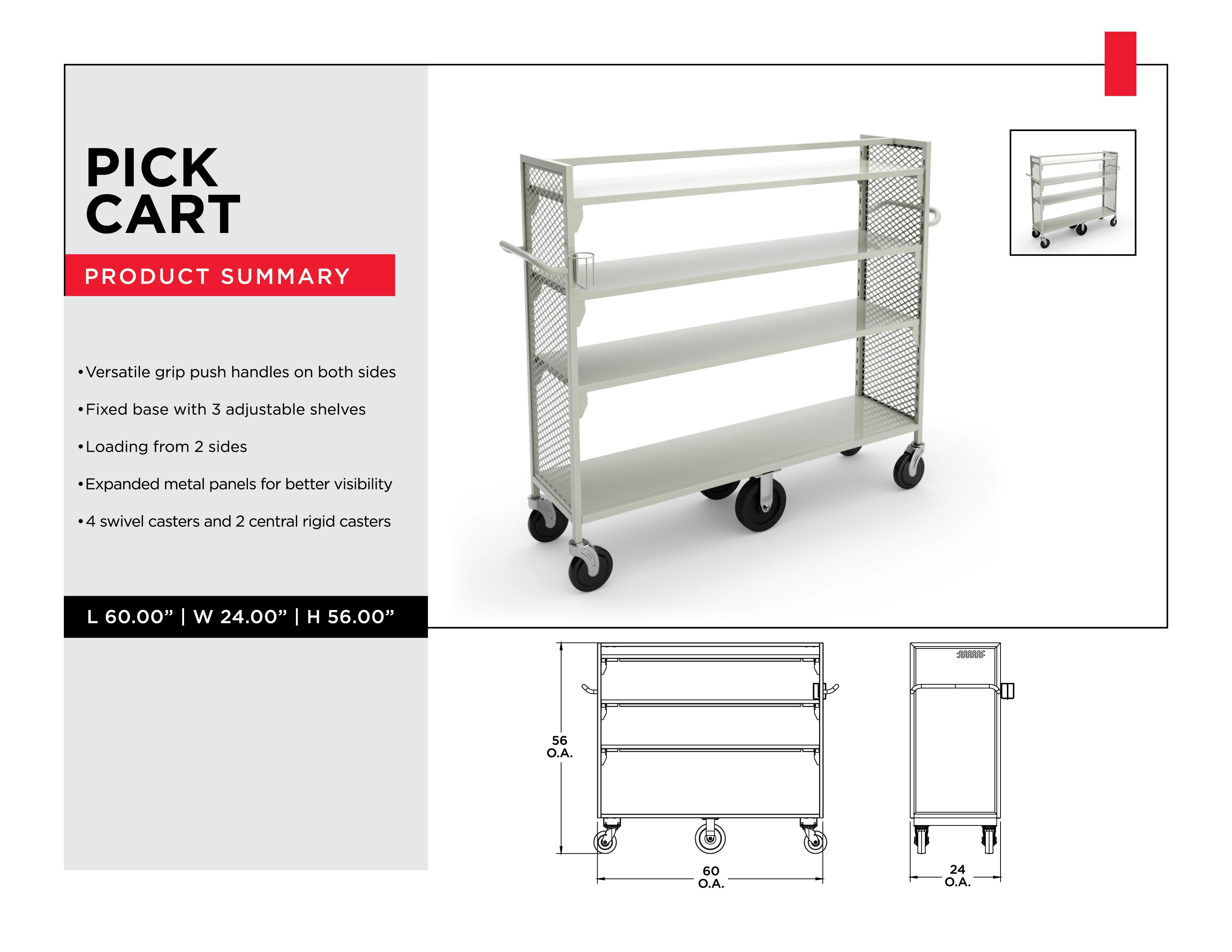 Retail Inventory Management - Pick Cart - Material Handling Solutions - Material Handling Equipment - Material Handling