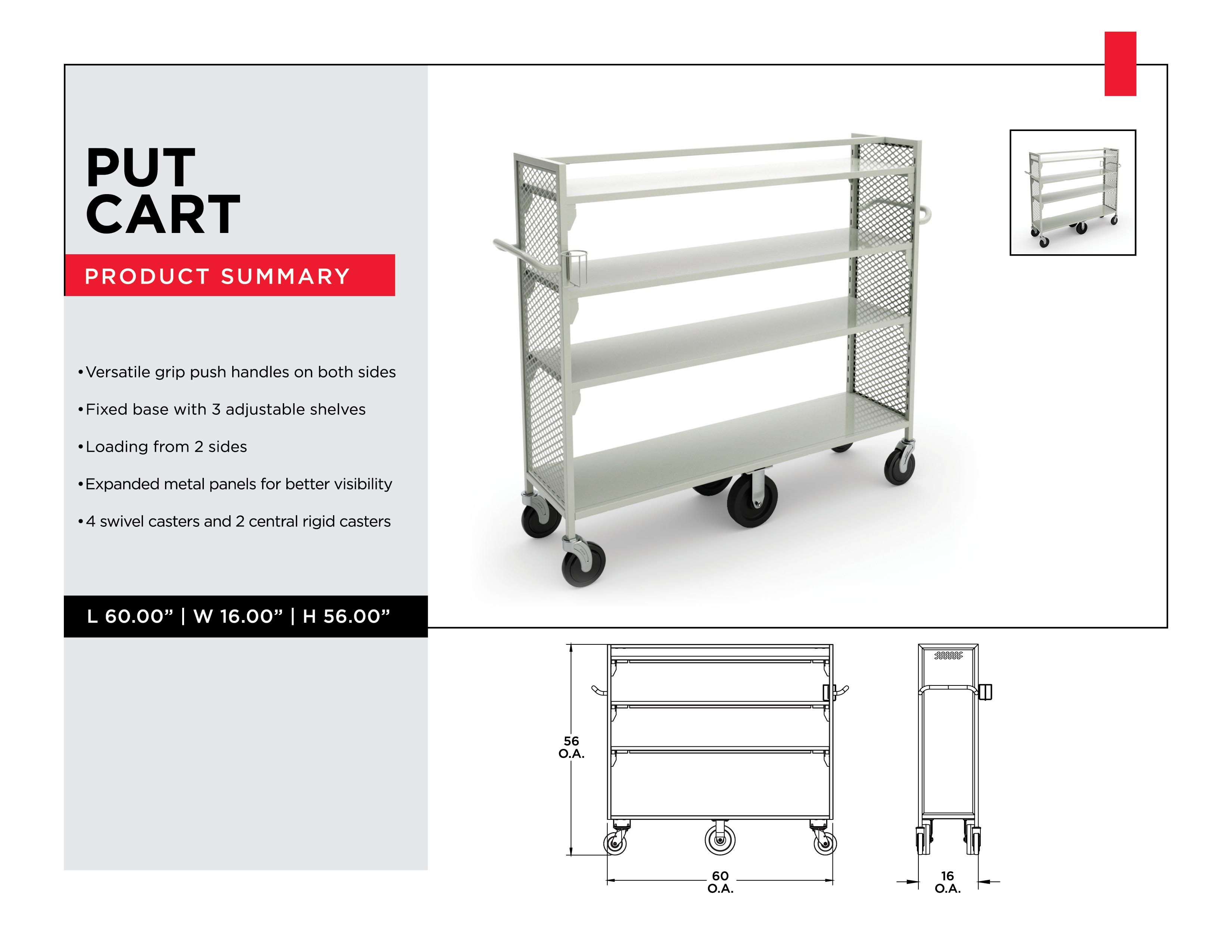 Retail Inventory Management - Put Cart - Material Handling Solutions - Material Handling Equipment - Material Handling