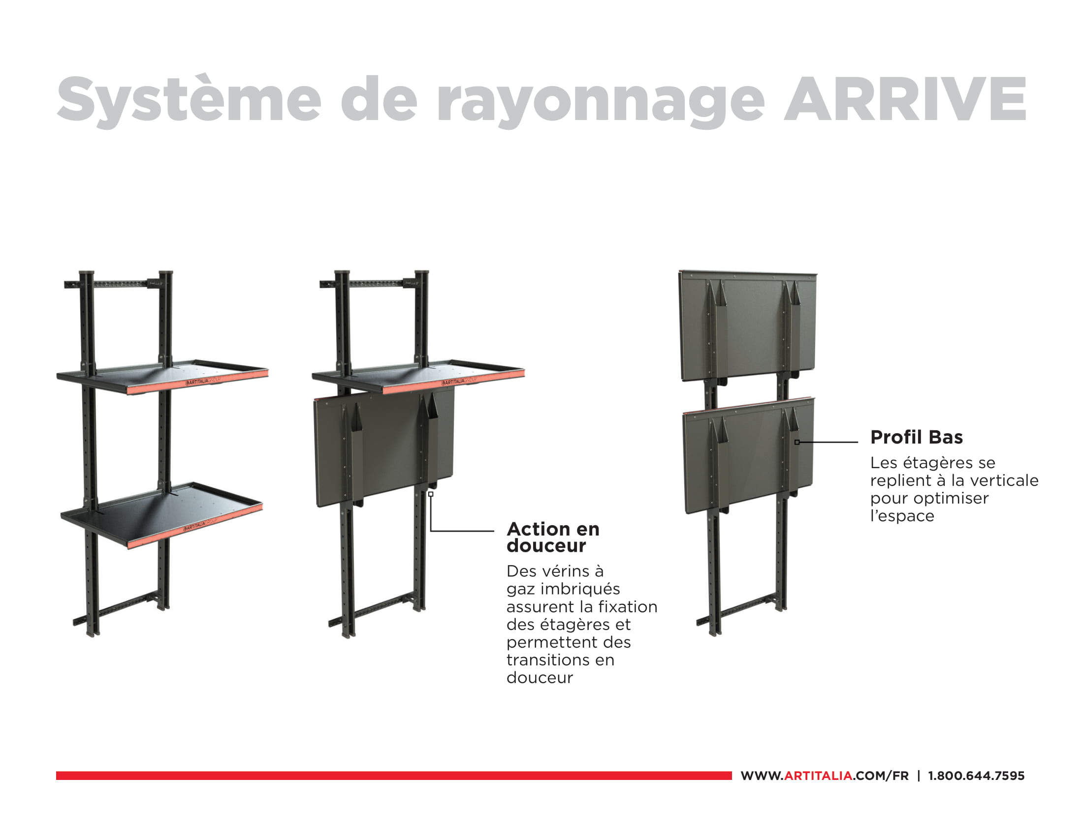 Arrive système de rayonnage