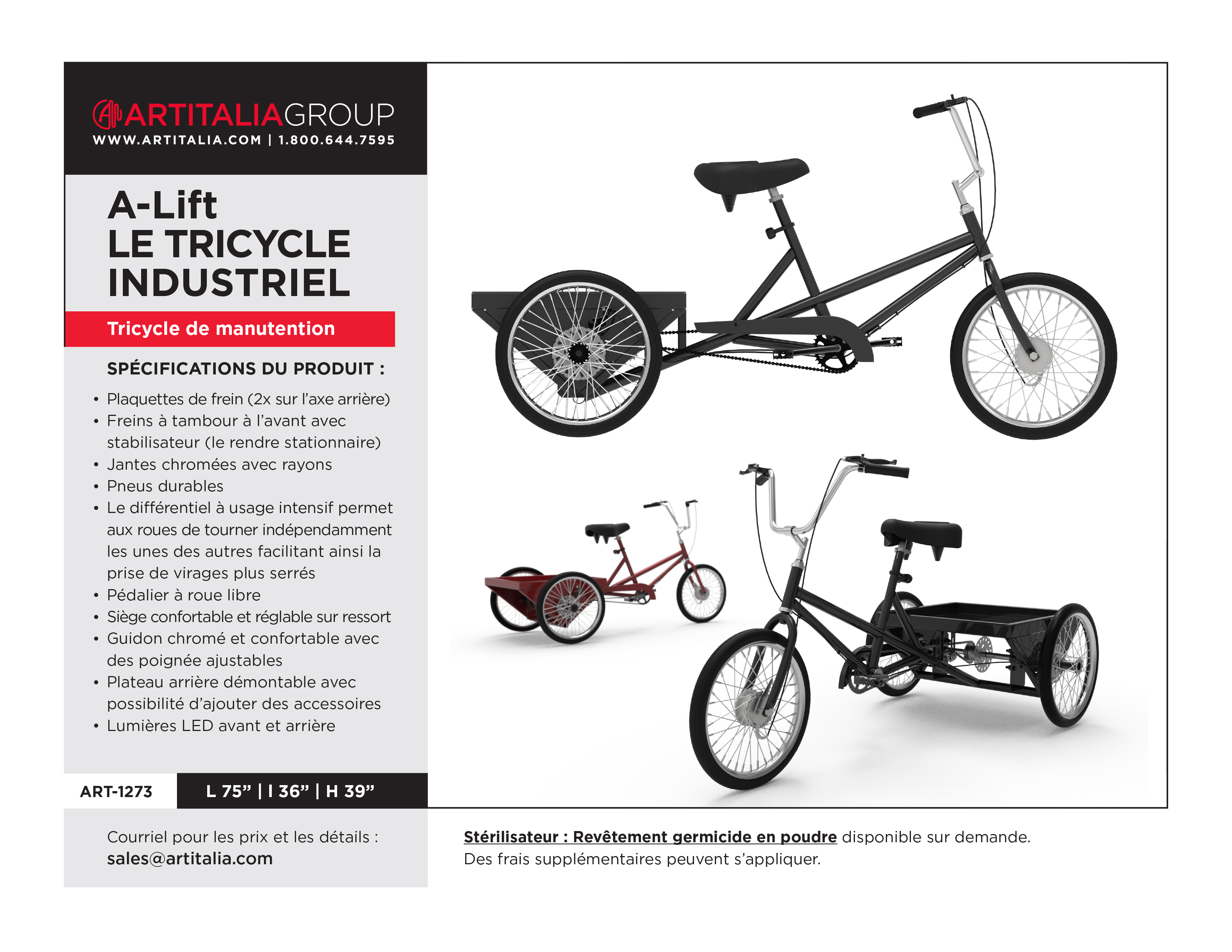 A-Lift Material Handling Tricycle - Material Handling - Material Handling Solutions - Material Handling Equipment