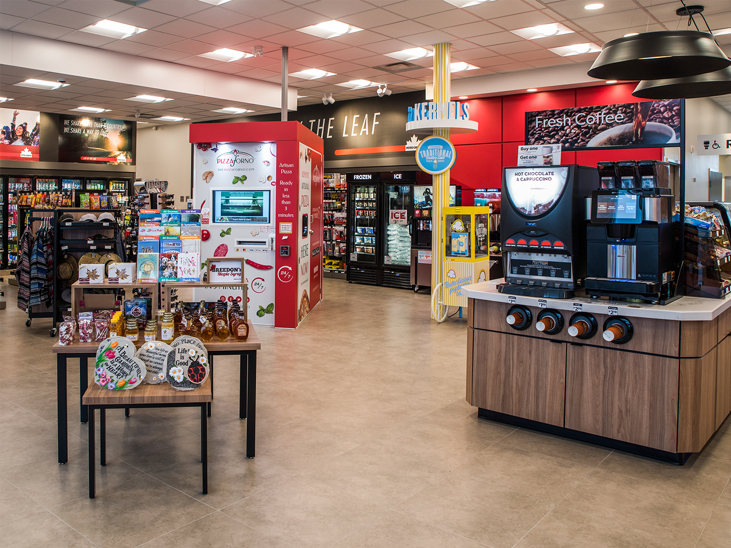 Petro Canada - Snack-Bar Station - Drinks Station - C-Store Display - Convenience Store Shelving