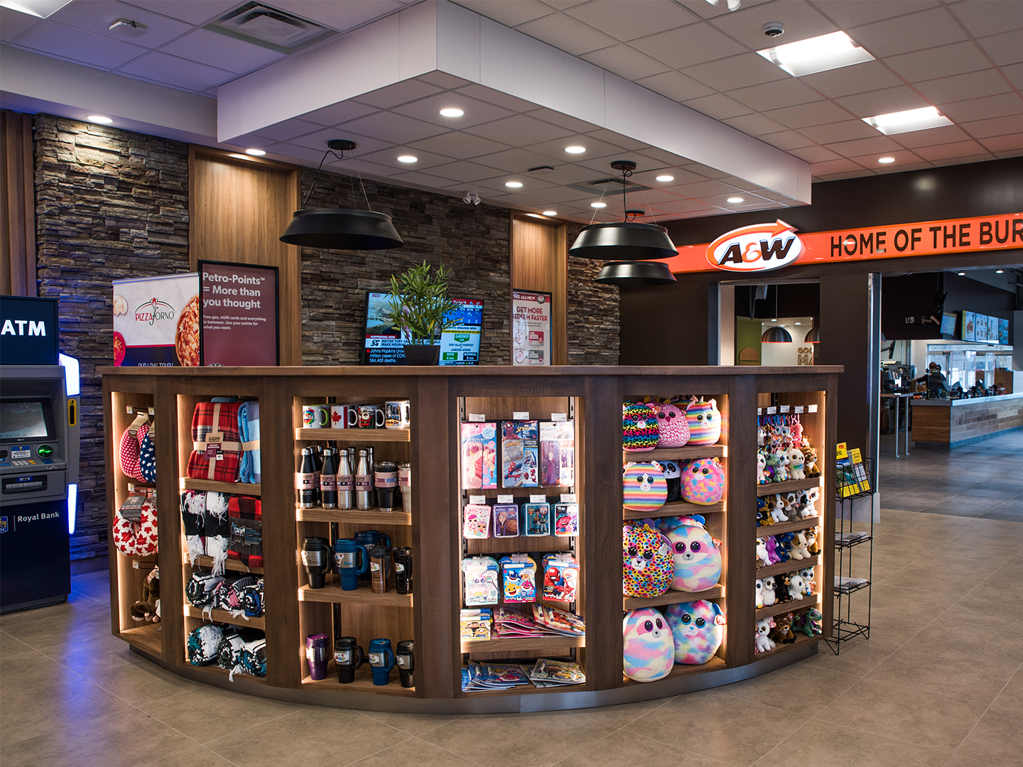Petro Canada - Counter Merchandising Display - C-Store Display - Convenience Store Shelving