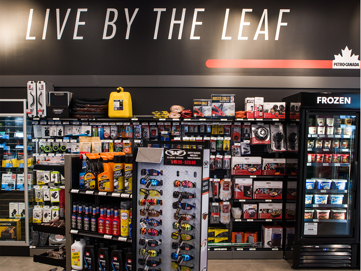 Petro Canada - Custom Merchandising Display - C-Store Display - Convenience Store Shelving - Convenience Store Shelves