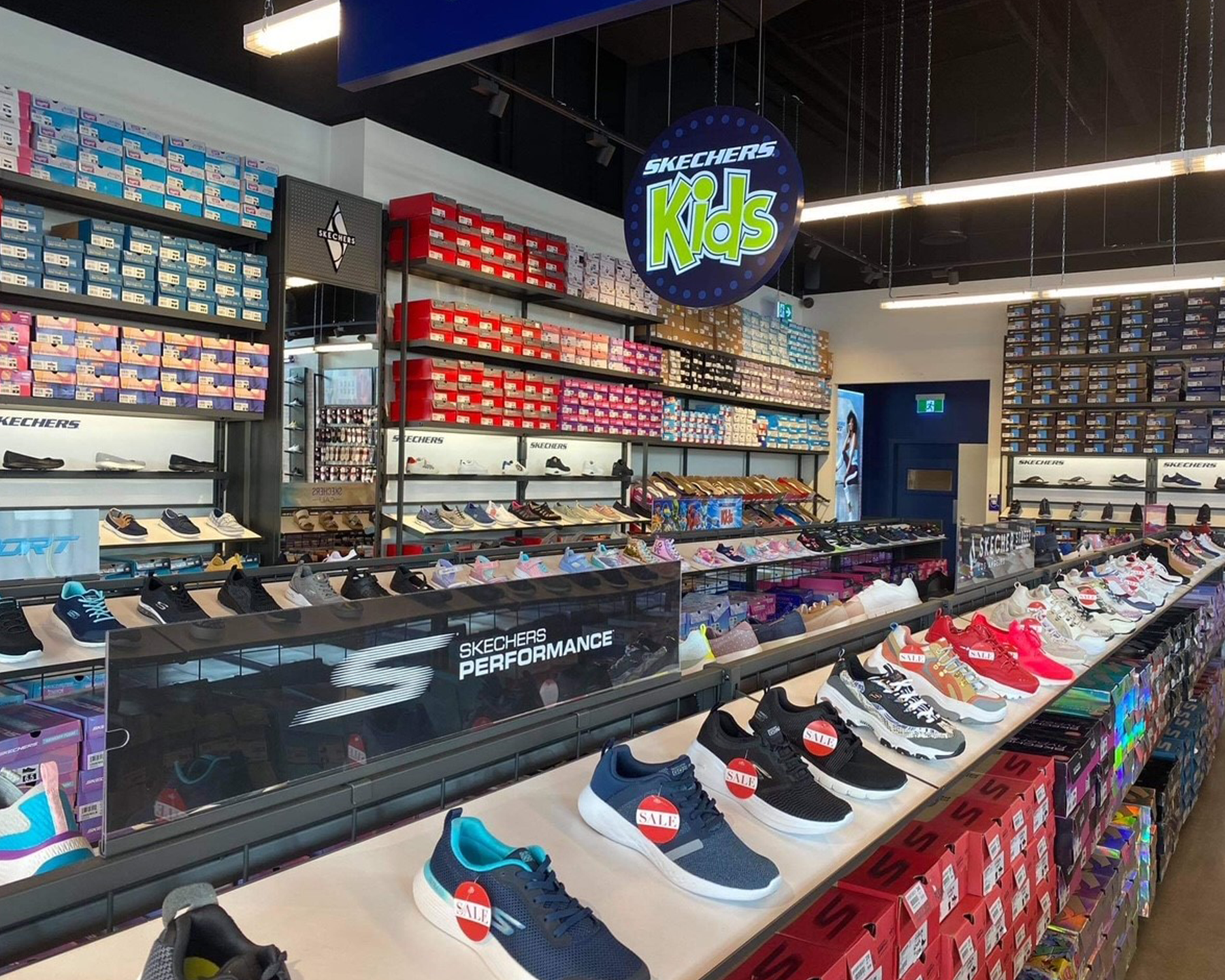 Skechers Custom Retail Fixtures by Artitalia