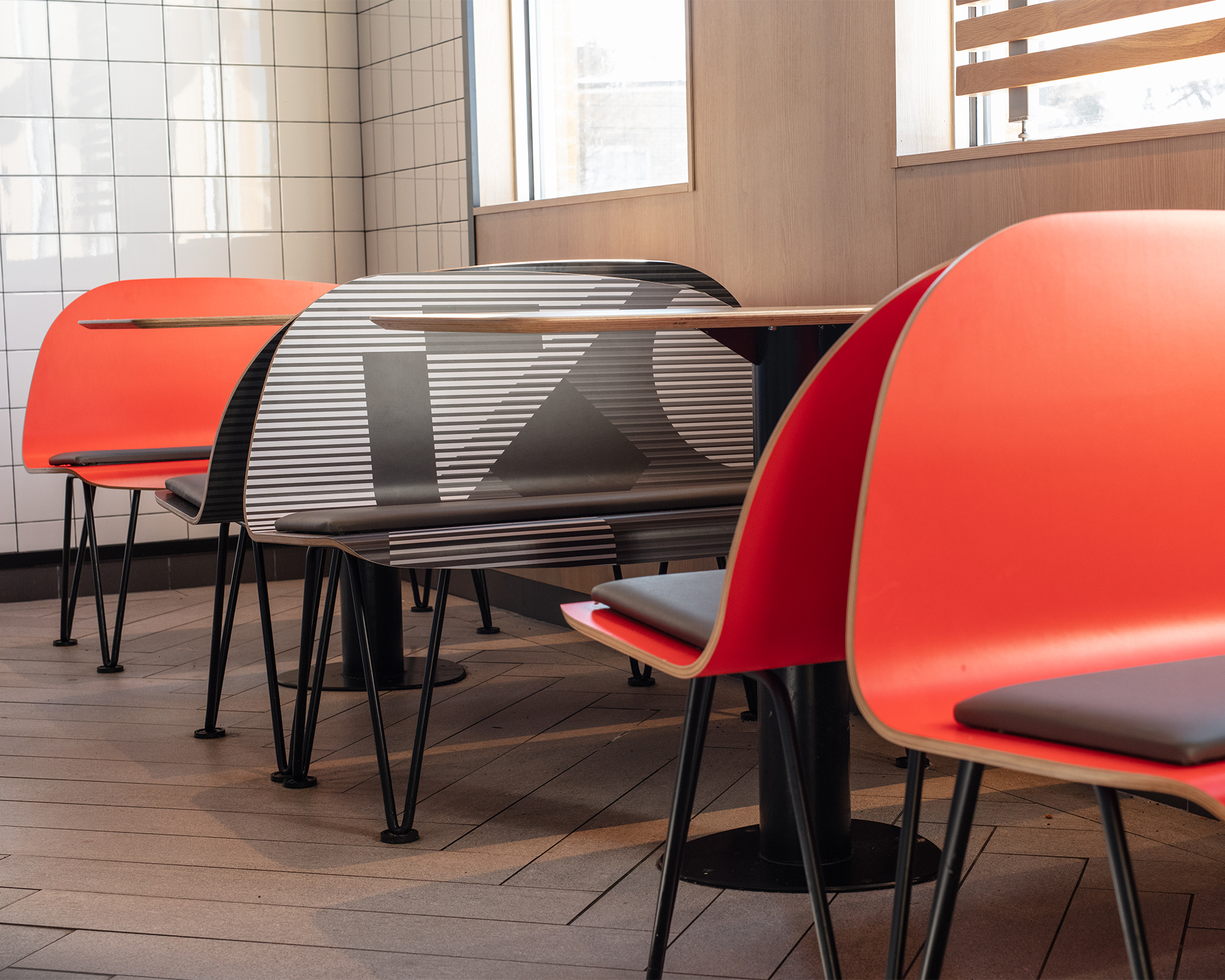 Restaurant Seating - Custom Hospitality Furniture McDonald's Geometry
