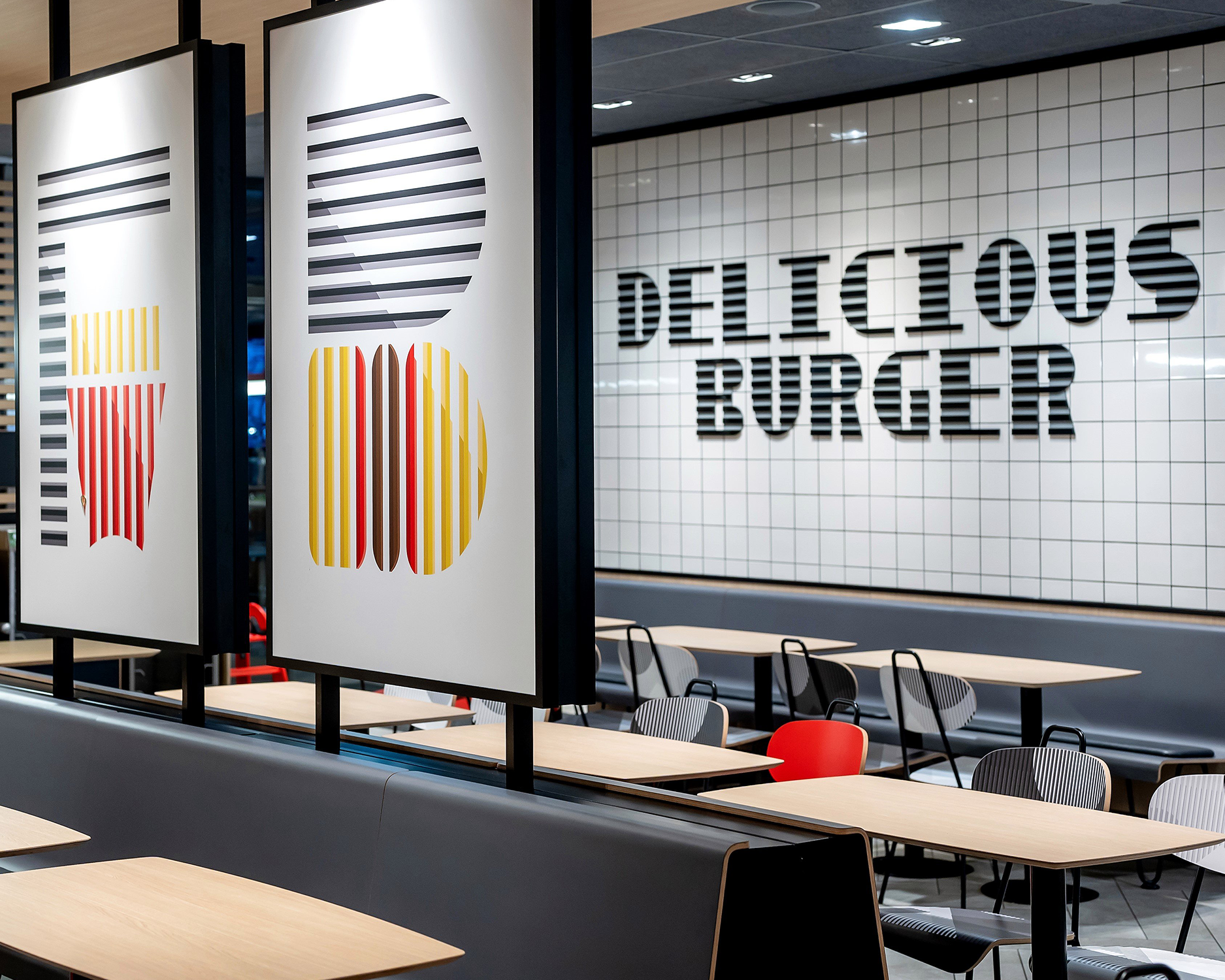 Restaurant - Custom Hospitality Furniture McDonald's Geometry