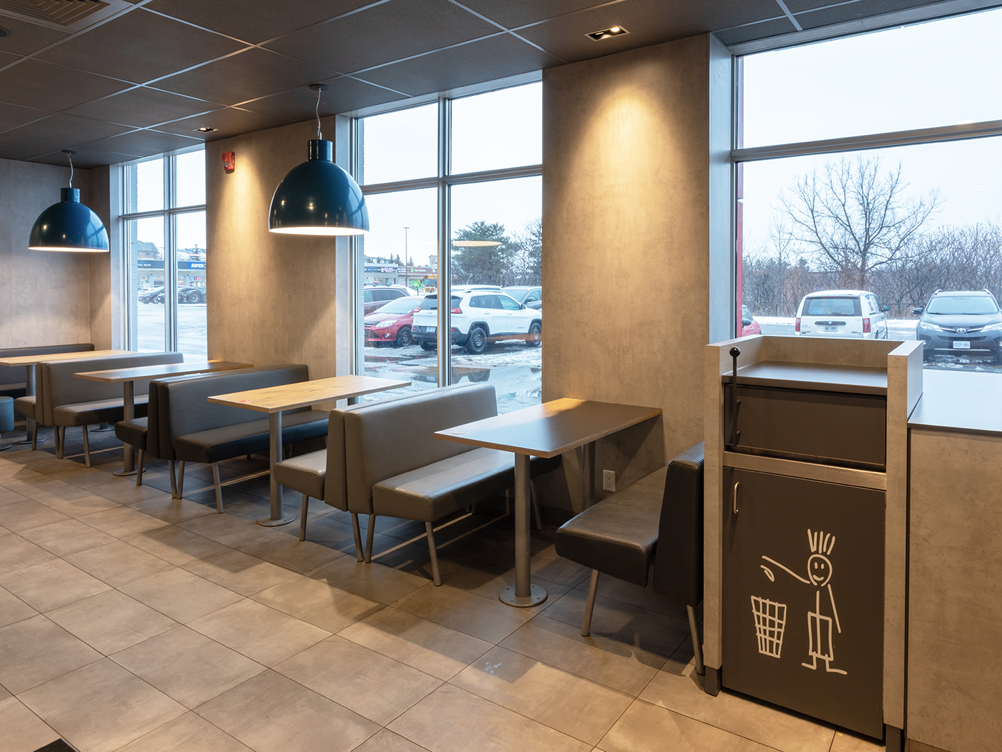 Restaurant Design - Custom Restaurant Furniture - McDonald's Lim - Custom Fixtures - Custom Furniture